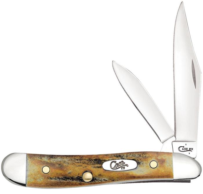 Genuine Stag Peanut Pocket Knife - Utility and Pocket Knives